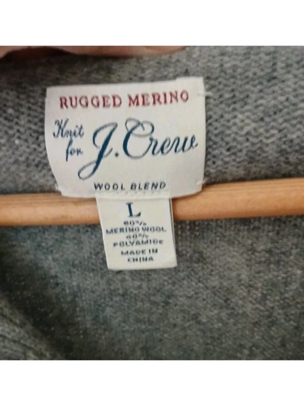 J. Crew Rugged Merino Shawl Collar Sweater